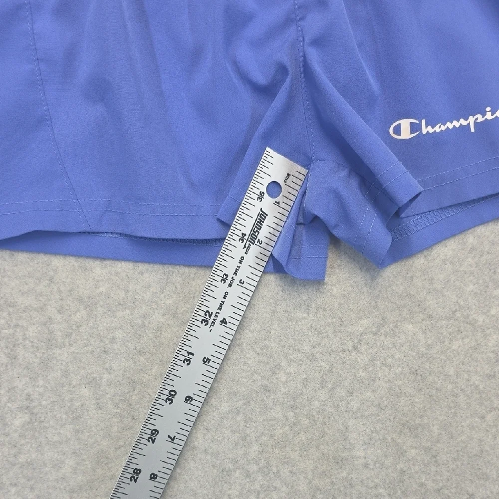 Champion Blue Athletic Running Shorts Lightweight Performance Activewear Size 10